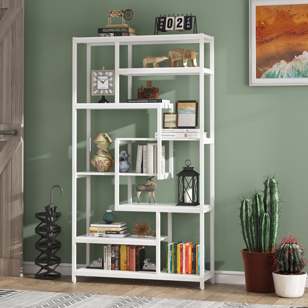 Staggered bookshelf shop